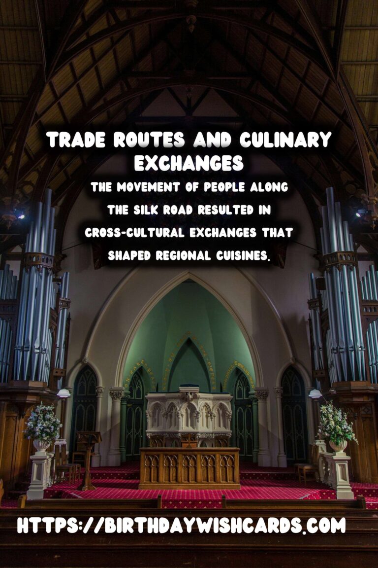 The Silk Road's Historical Impact on Culinary Exchange