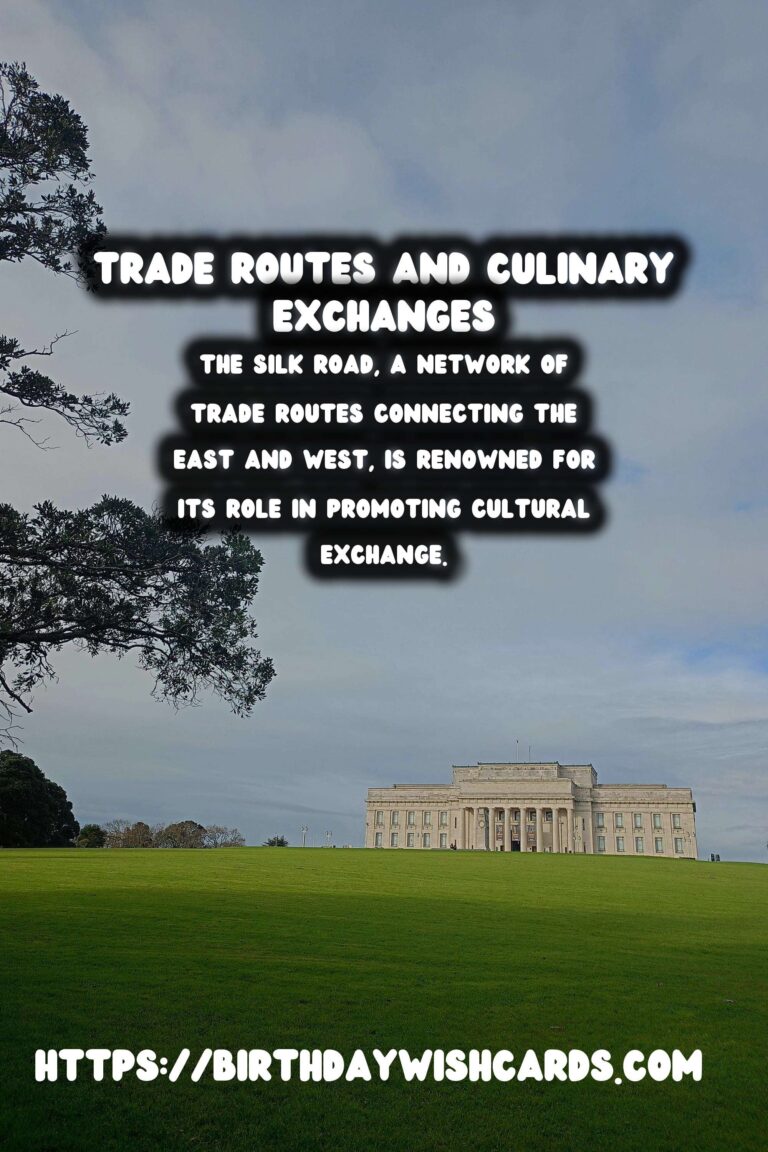 The Silk Road's Historical Impact on Culinary Exchange