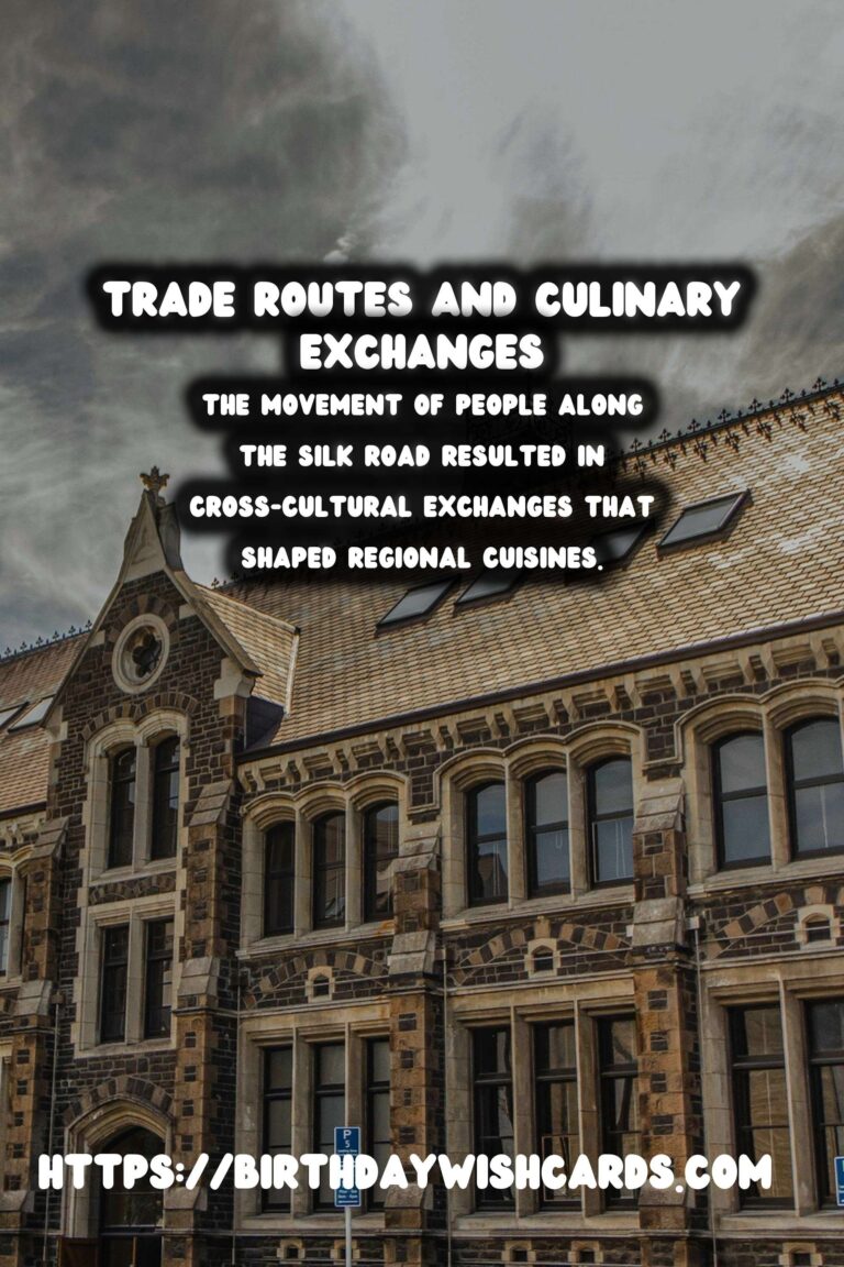 The Silk Road's Historical Impact on Culinary Exchange