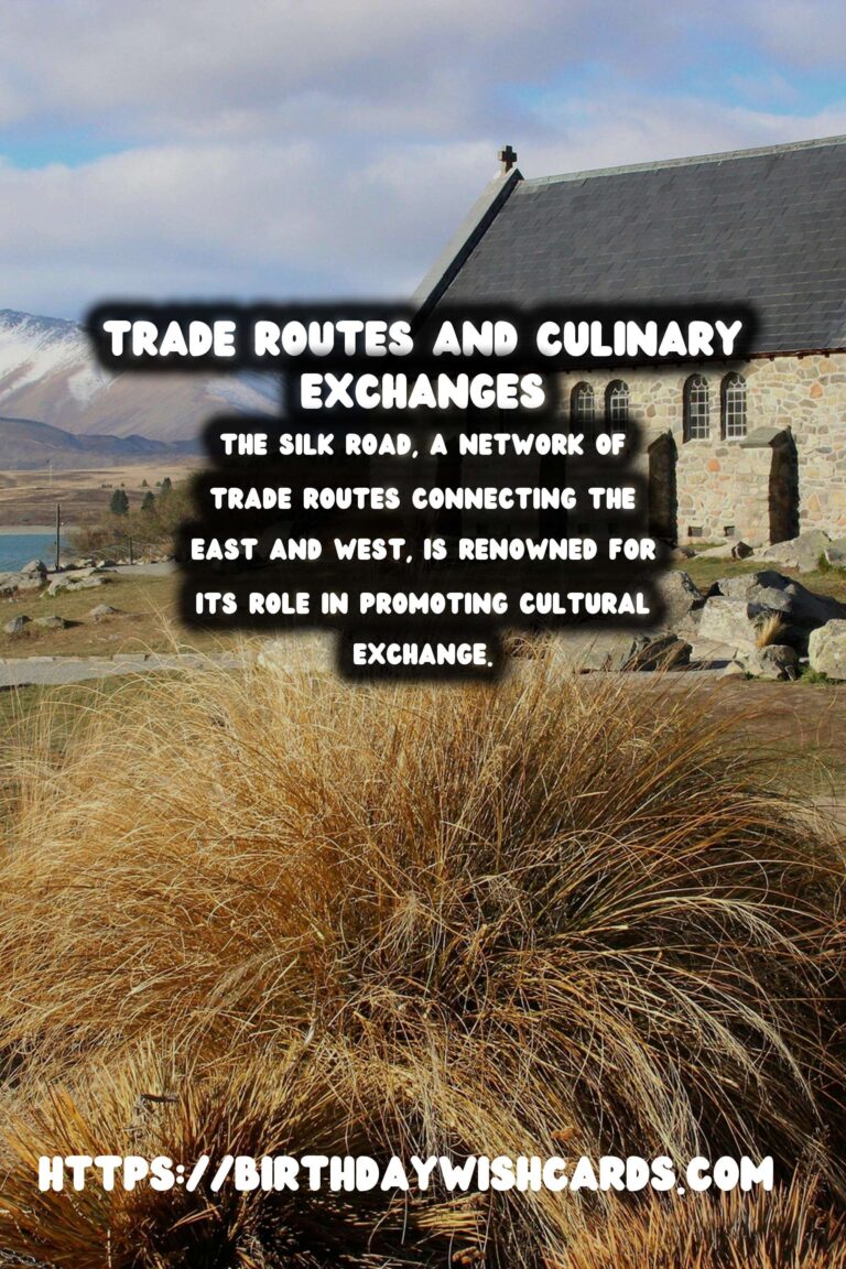 The Silk Road's Historical Impact on Culinary Exchange