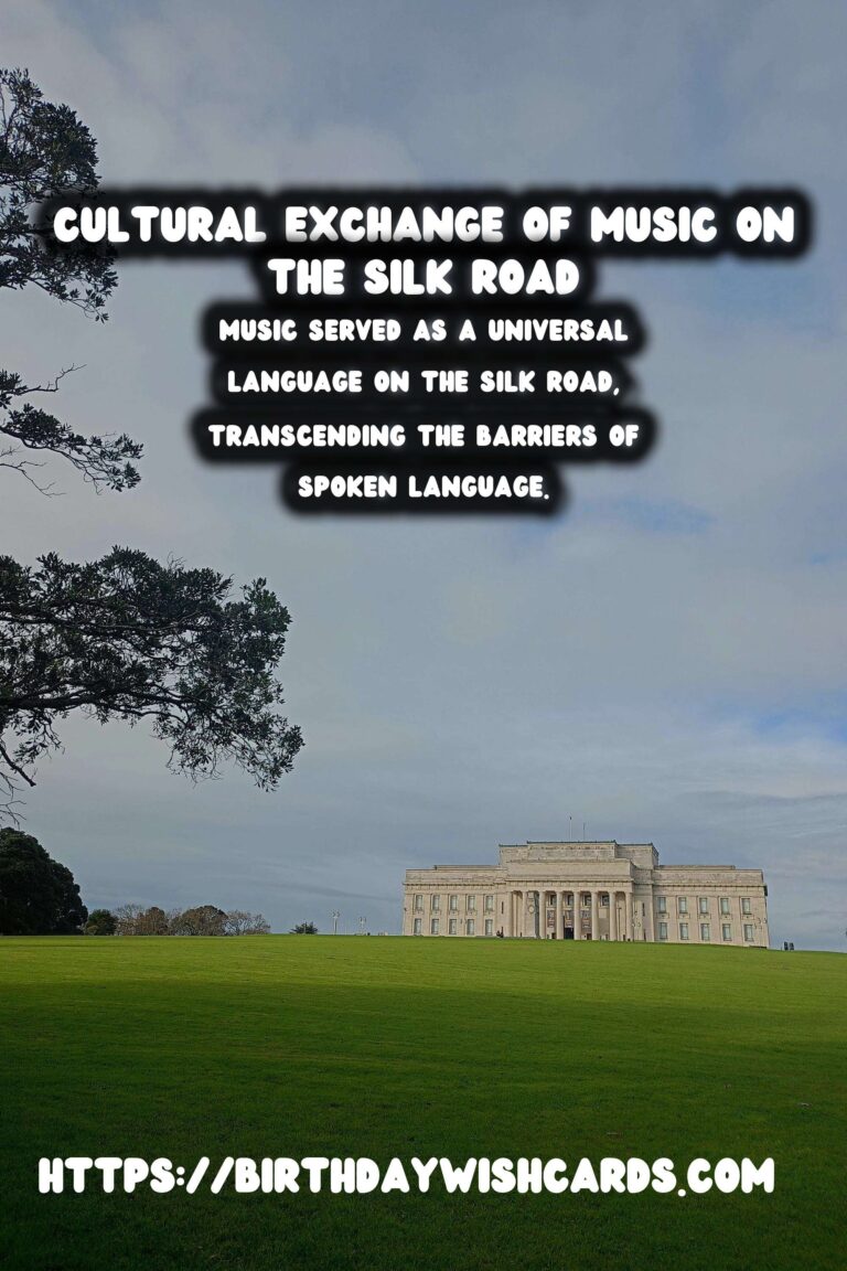 The Silk Road's Historical Impact on Music: A Journey of Cultural Exchange