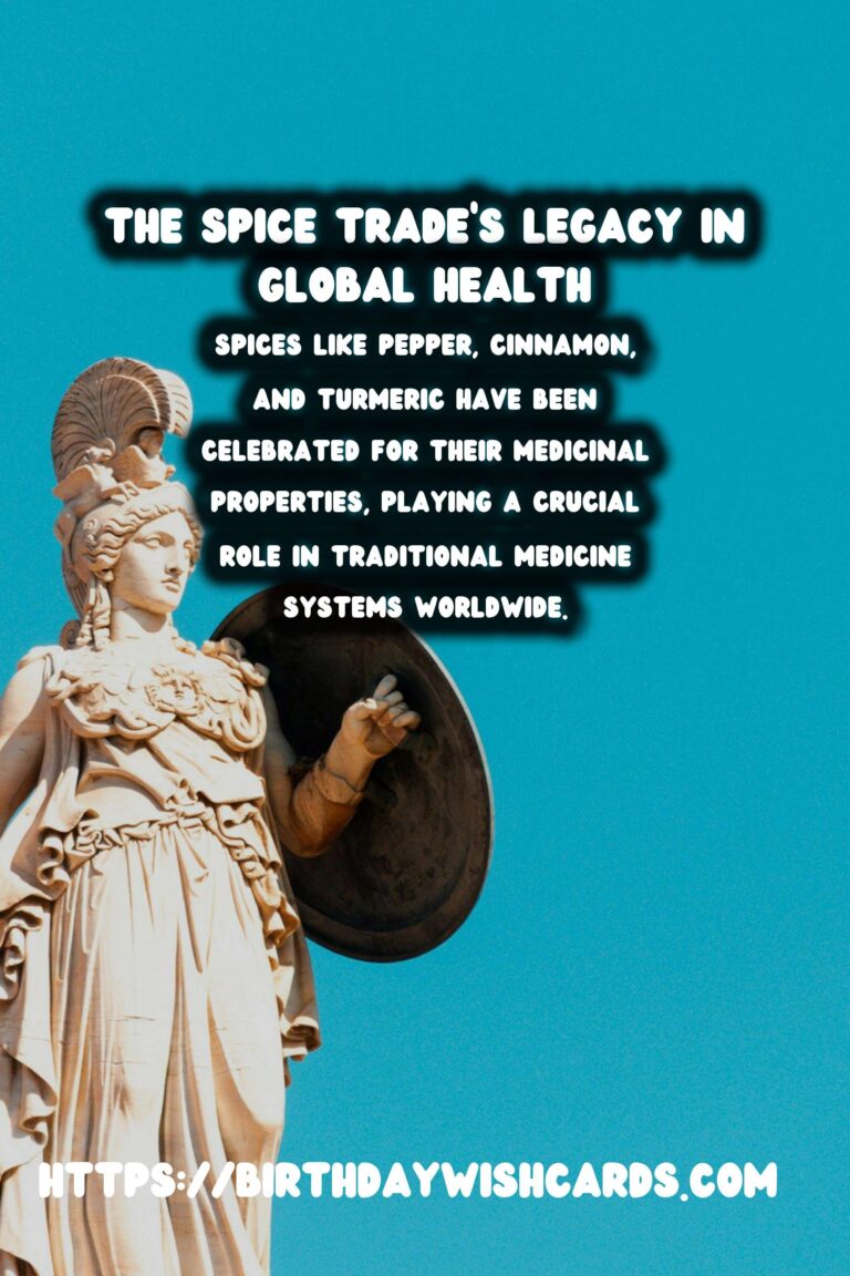 The Spice Trade: Unveiling Its Profound Influence on Global Health