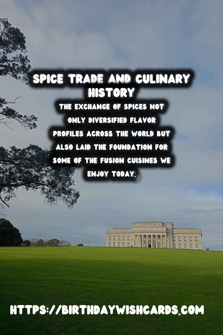 The Spice Trade's Influence on Global Cuisine: A Journey Through Flavorful Paths