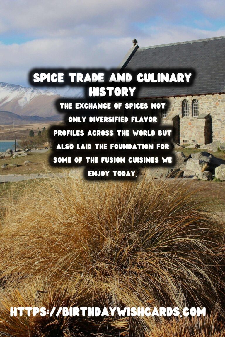 The Spice Trade's Influence on Global Cuisine: A Journey Through Flavorful Paths
