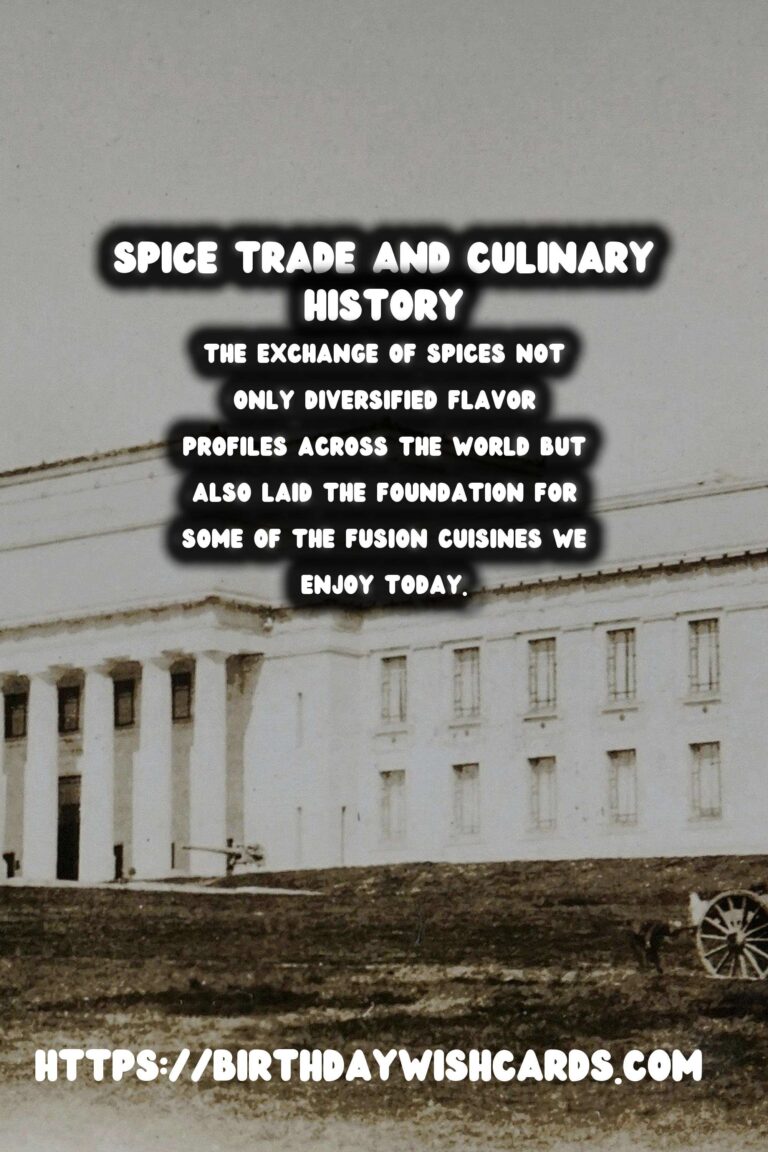 The Spice Trade's Influence on Global Cuisine: A Journey Through Flavorful Paths