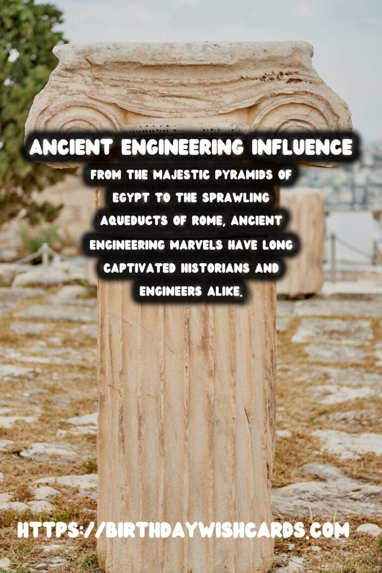 The Timeless Influence of Ancient Engineering on Modern Infrastructure