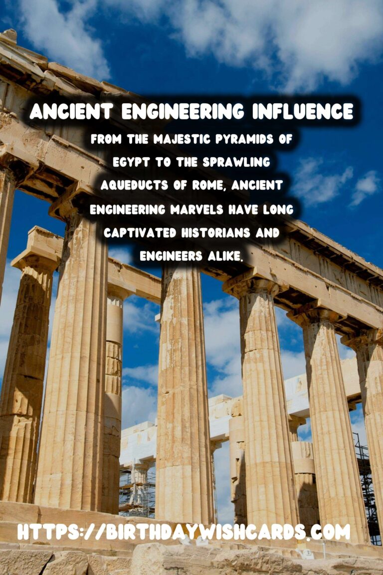 The Timeless Influence of Ancient Engineering on Modern Infrastructure