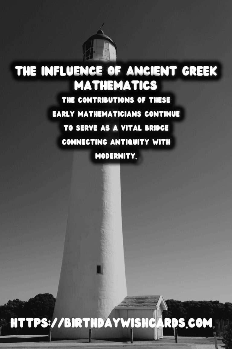 The Transformative Influence of Ancient Greek Mathematics on Modern Science