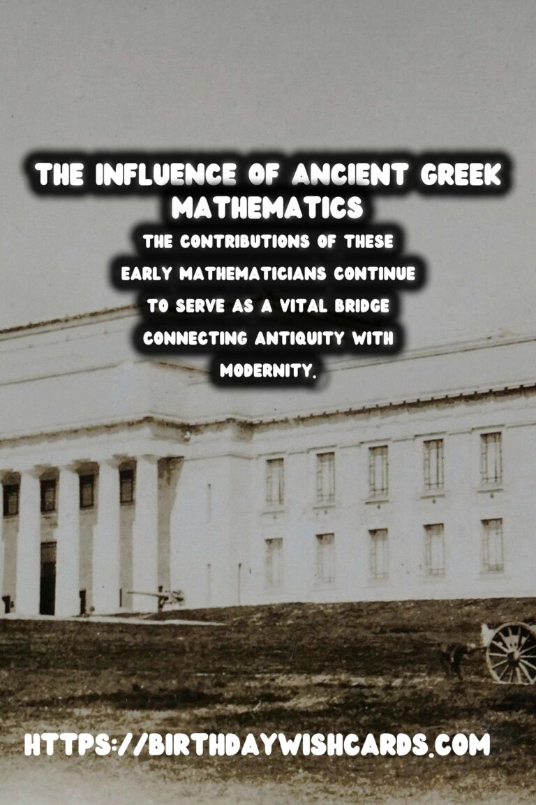 The Transformative Influence of Ancient Greek Mathematics on Modern Science