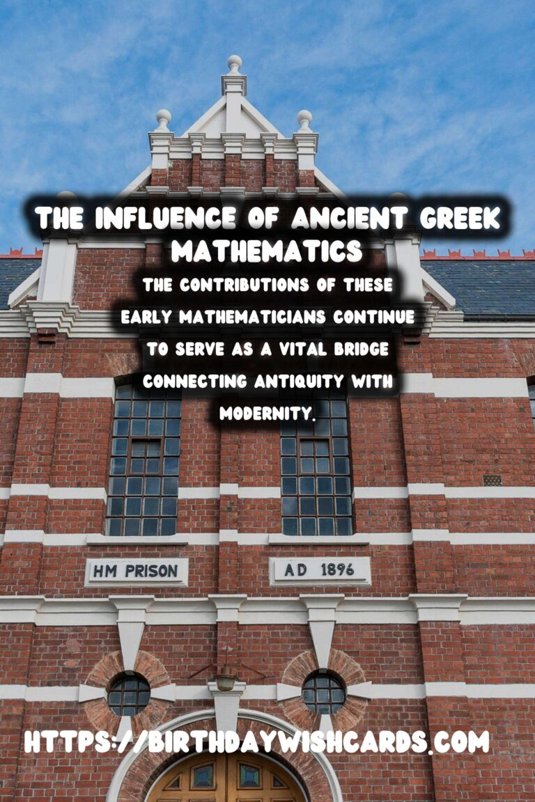 The Transformative Influence of Ancient Greek Mathematics on Modern Science