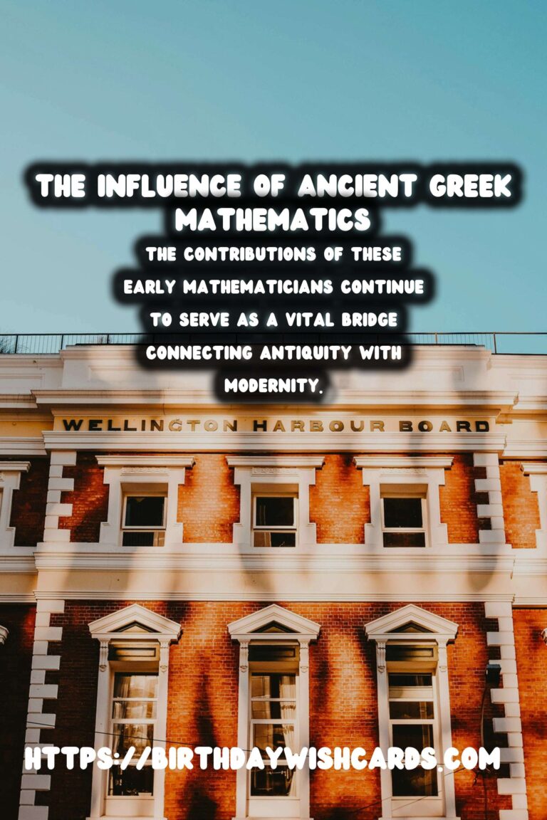 The Transformative Influence of Ancient Greek Mathematics on Modern Science