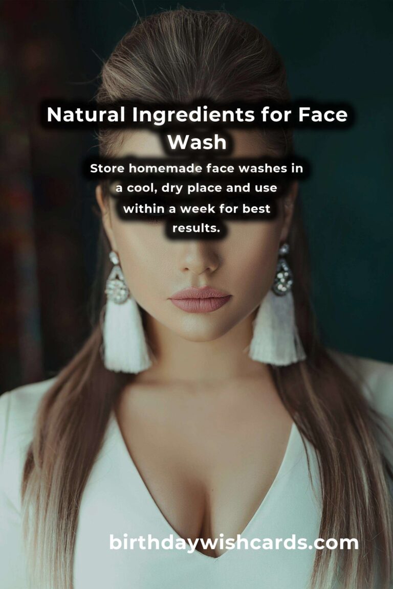The Ultimate Guide to Homemade Natural Face Wash for Glowing Skin