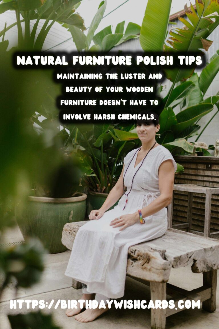 The Ultimate Guide to Homemade Natural Furniture Polish