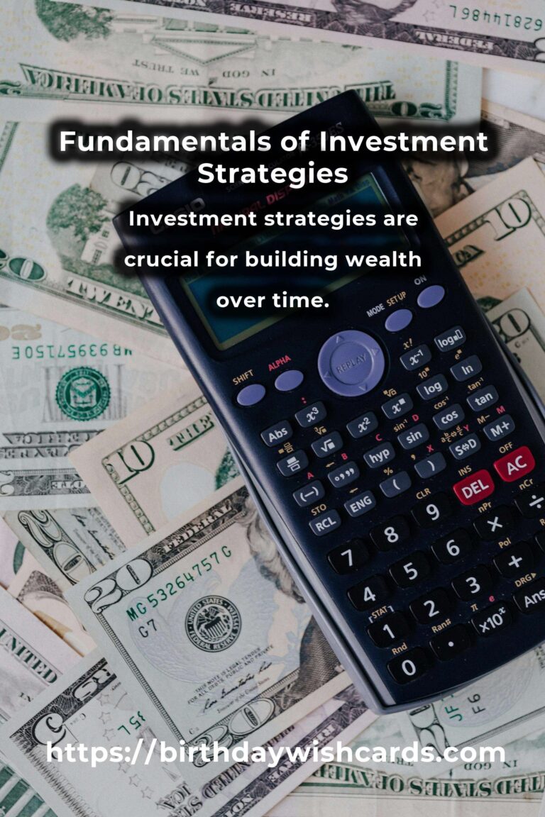 The Ultimate Guide to Investment Strategies Fundamentals
