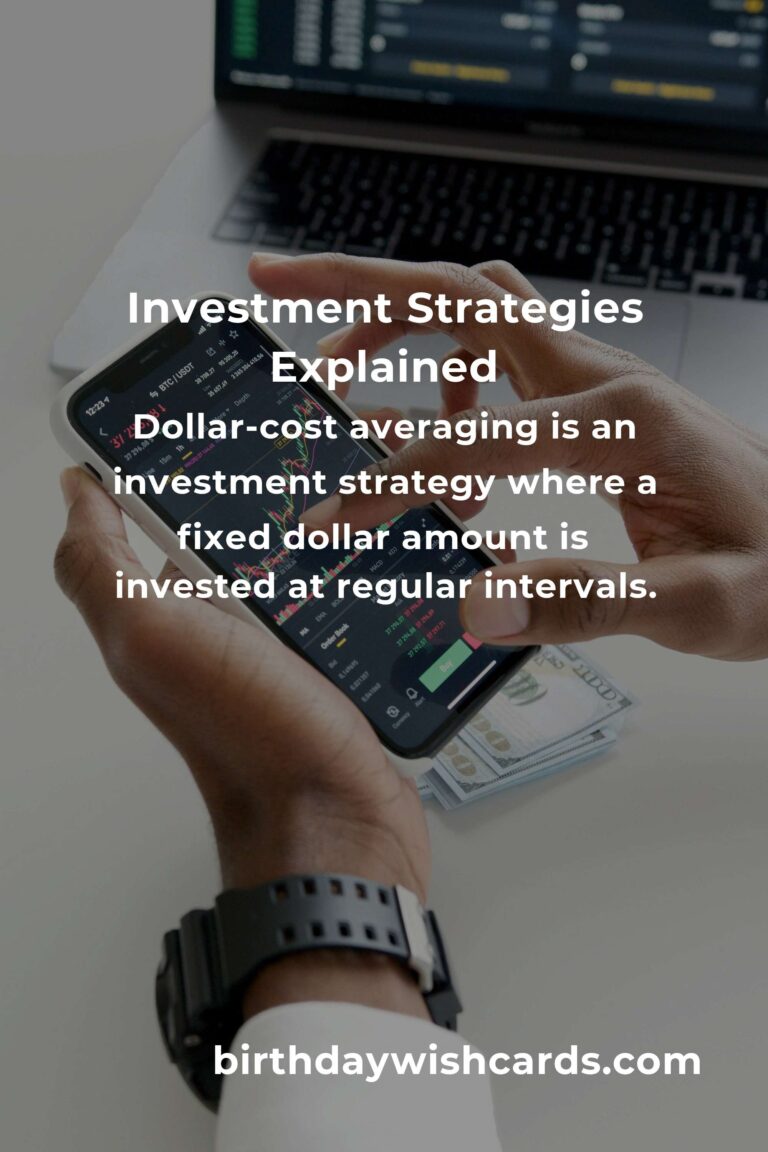 The Ultimate Guide to Investment Strategies for Financial Success