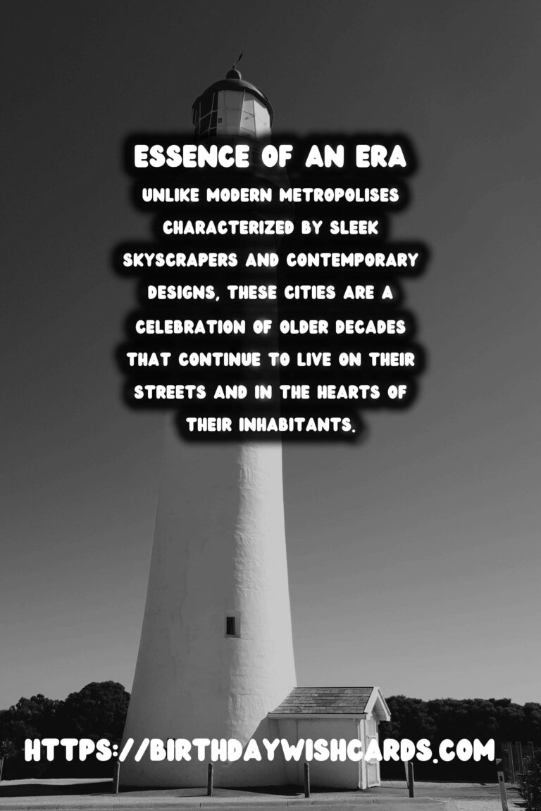 Time Capsule Cities: Preserving the Essence of an Era