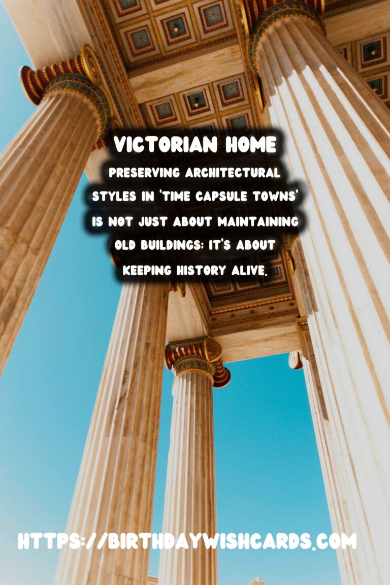 Time Capsule Towns: Preserving Architectural Styles Across Eras