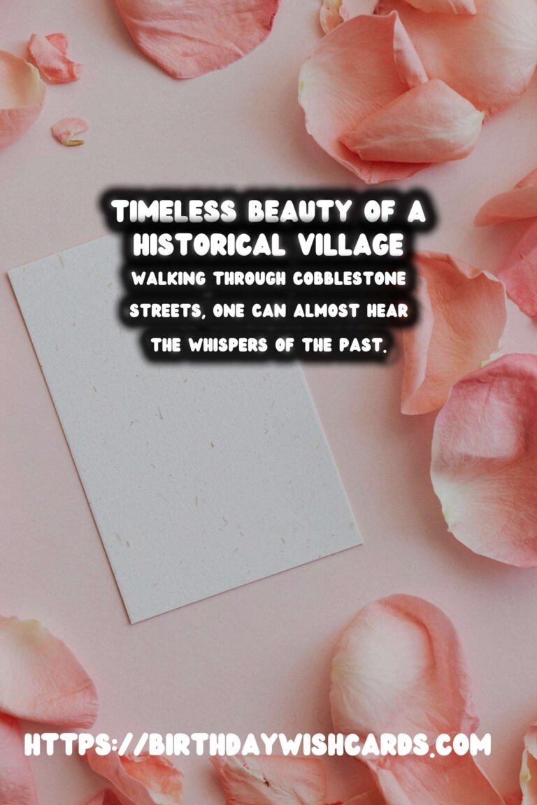 Time Capsule Travel: Discovering Unchanged Historical Villages