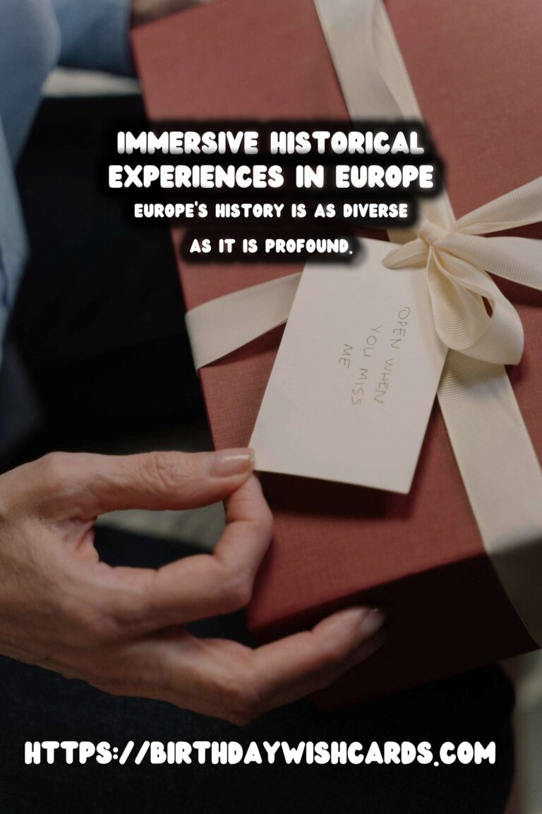 Time Travel Guides: Immersive Historical Experiences in Europe