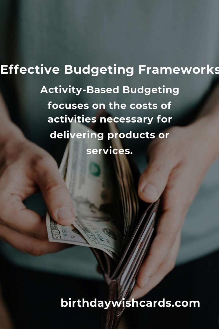 Top 29 Budgeting Frameworks Ideas for Effective Financial Management