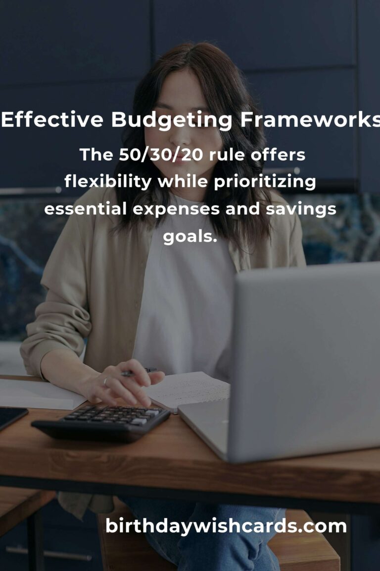 Top 8 Budgeting Frameworks Ideas to Enhance Financial Management