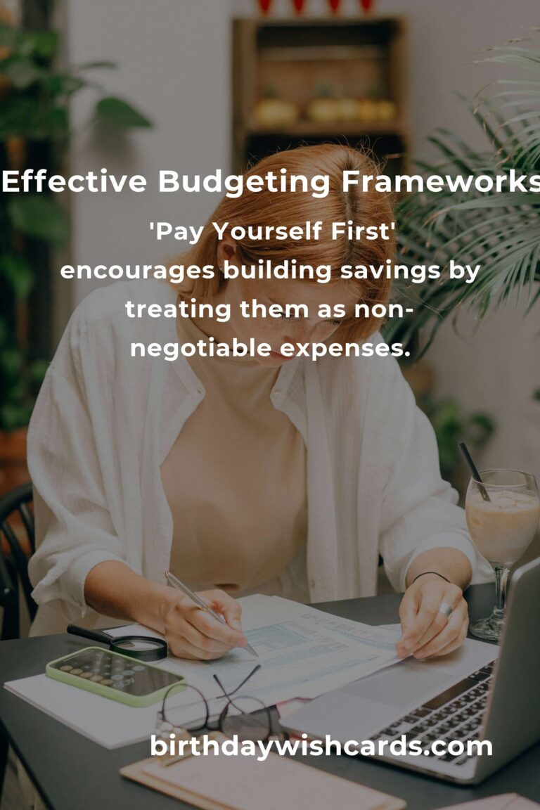 Top 8 Budgeting Frameworks Ideas to Enhance Financial Management