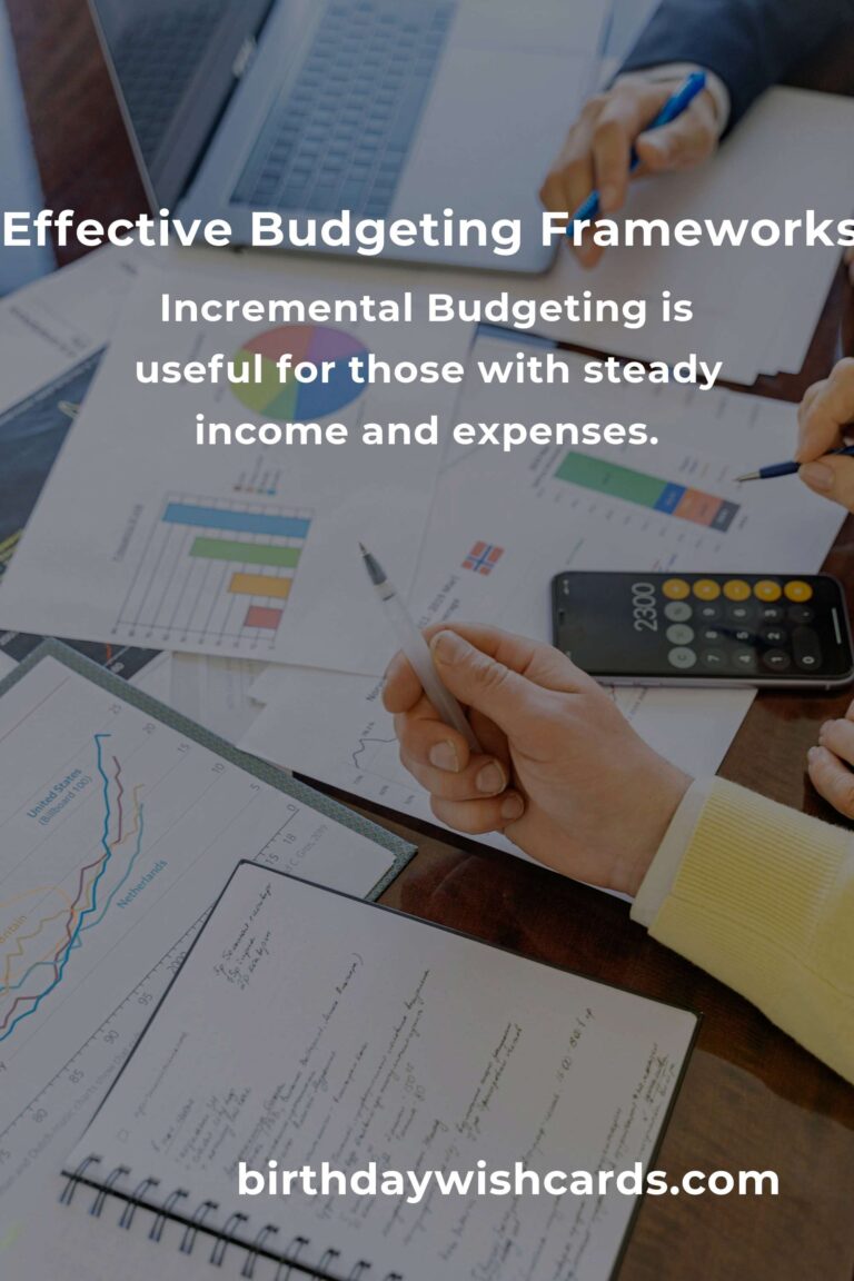 Top 8 Budgeting Frameworks Ideas to Enhance Financial Management