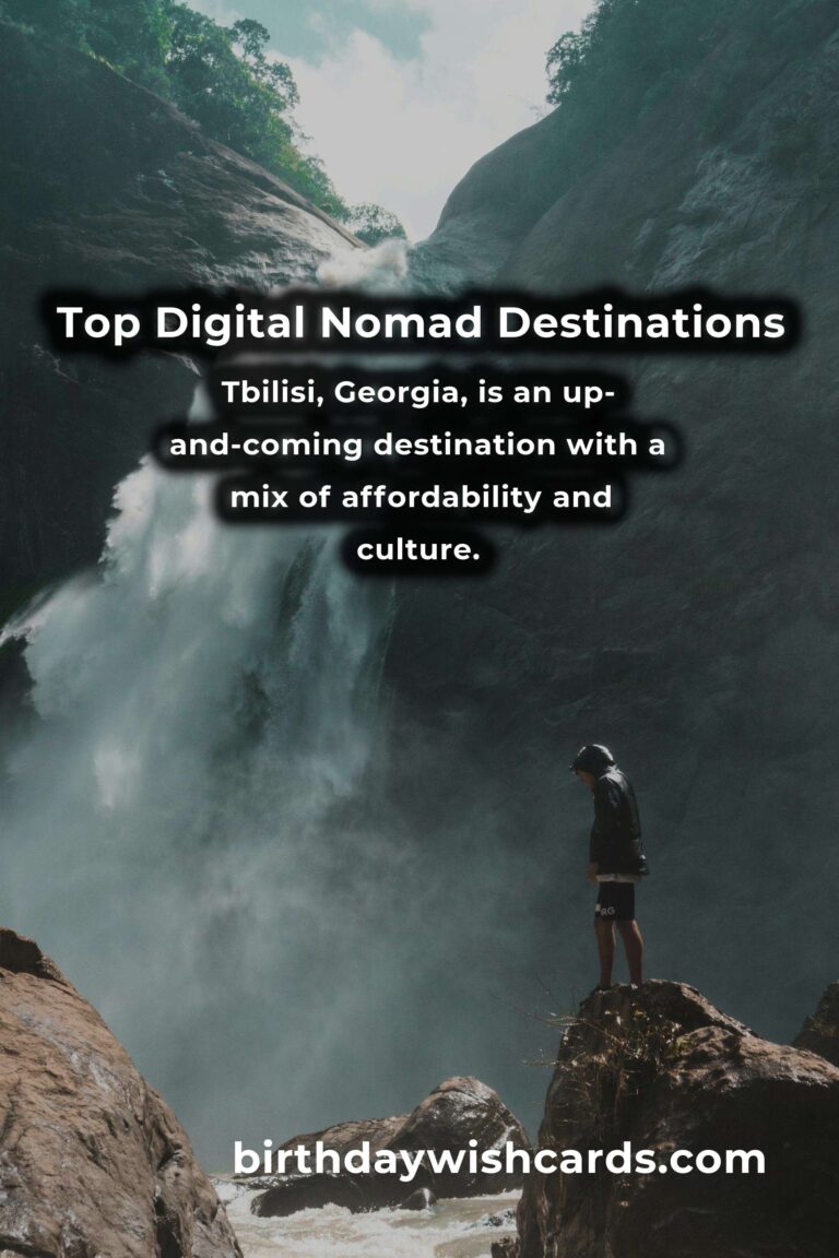 Top Destinations for an Exciting Digital Nomad Lifestyle