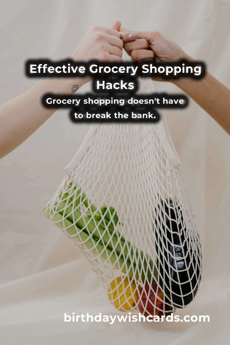 Top Financial Hacks to Effectively Reduce Your Grocery Bills
