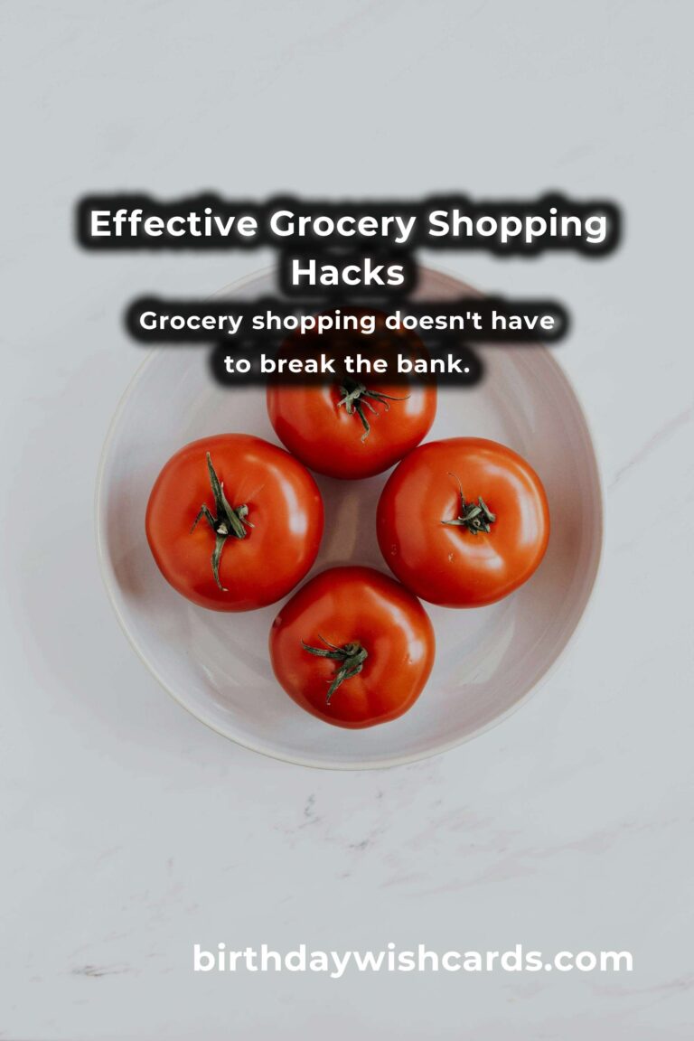 Top Financial Hacks to Effectively Reduce Your Grocery Bills