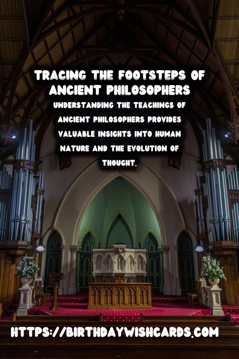 Tracing the Footsteps of Ancient Philosophers: Their Teachings