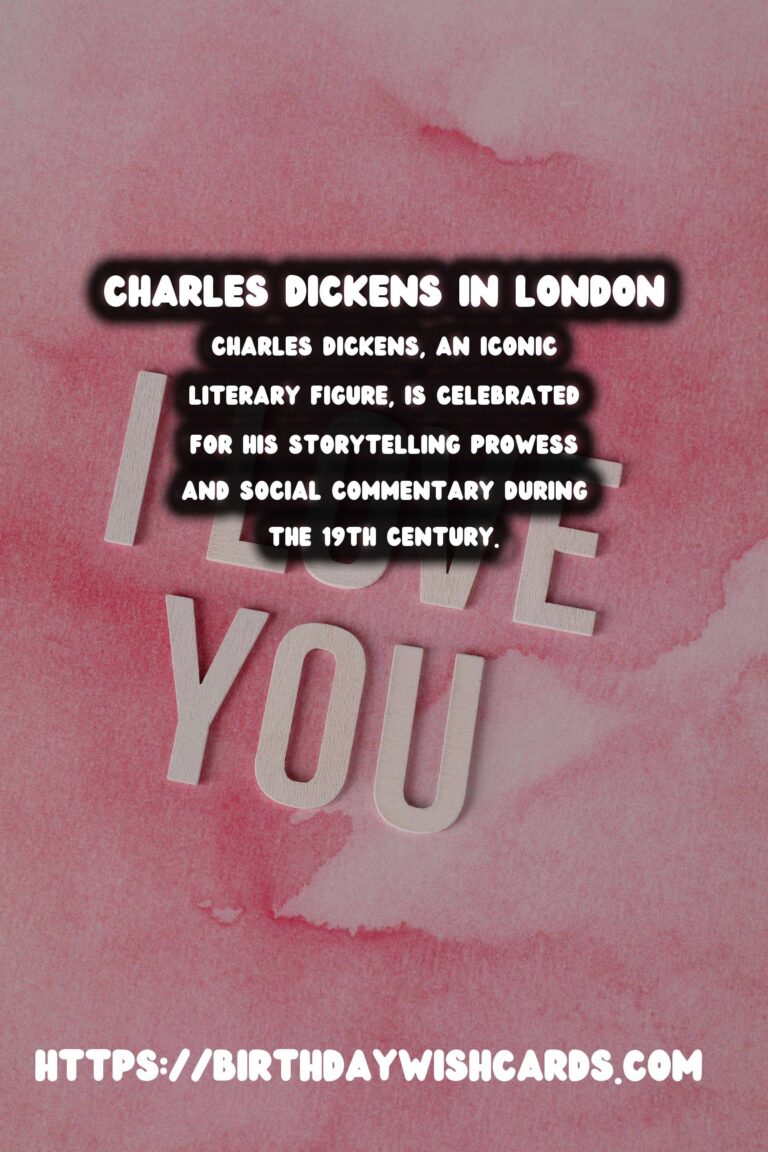 Tracing the Footsteps of Literary Figures: Dickens’ London
