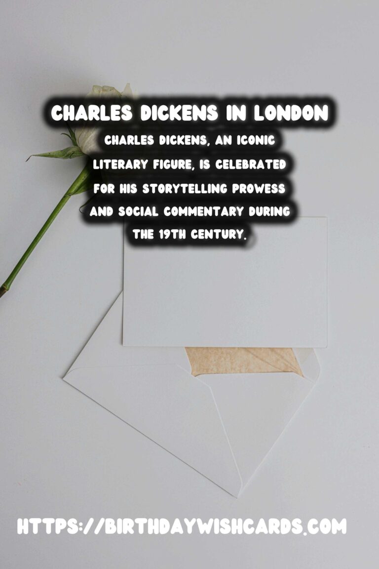 Tracing the Footsteps of Literary Figures: Dickens' London
