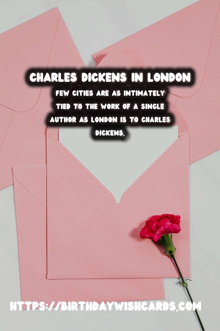 Tracing the Footsteps of Literary Figures: Dickens' London