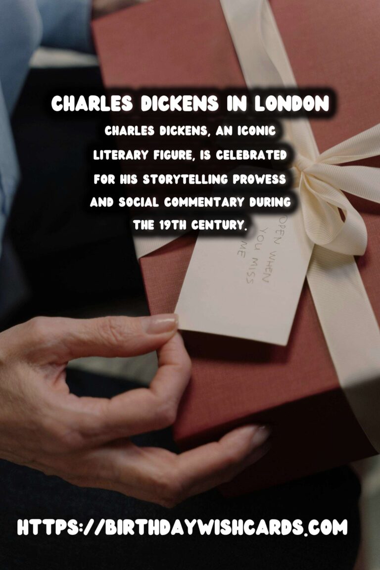 Tracing the Footsteps of Literary Figures: Dickens' London