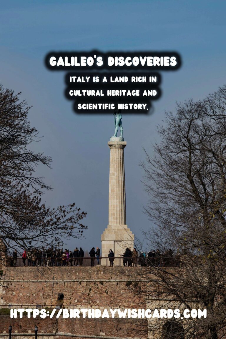 Tracing the Footsteps of Scientists: Galileo’s Italy