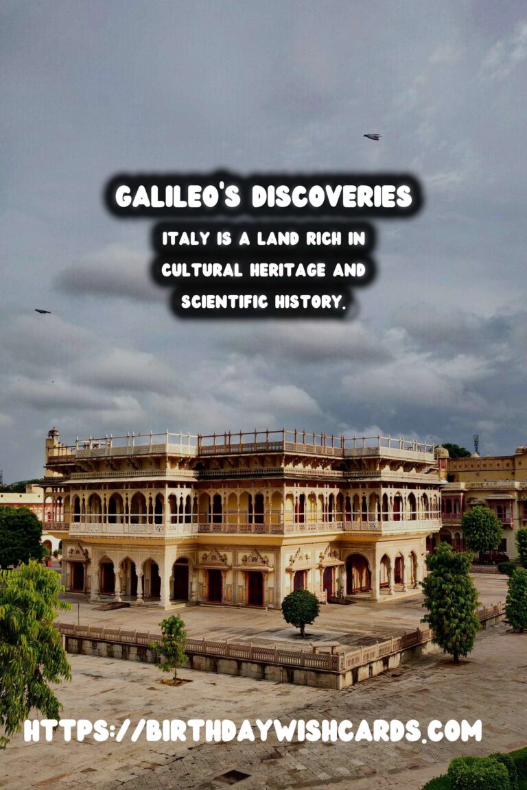 Tracing the Footsteps of Scientists: Galileo's Italy