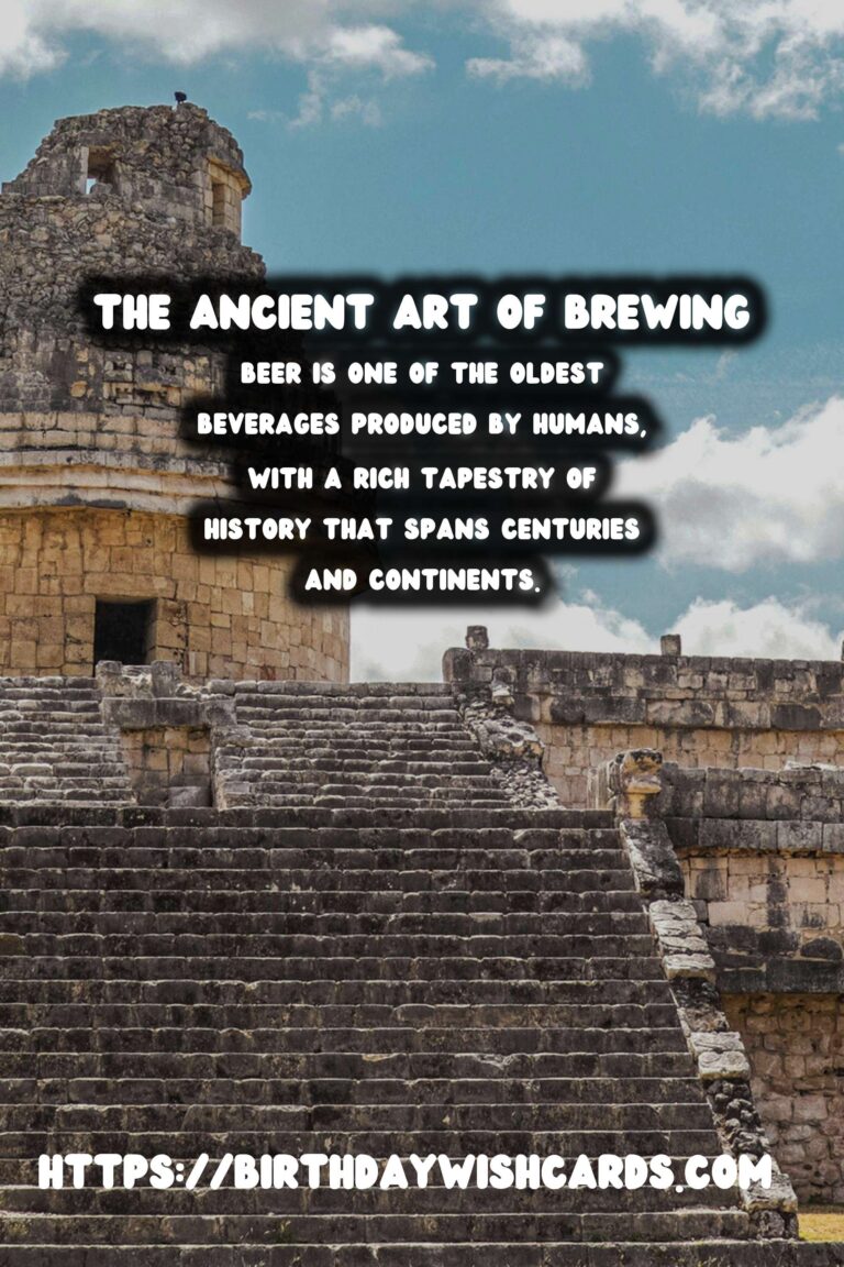 Tracing the History of Beer: From Ancient Grains to Craft Brews