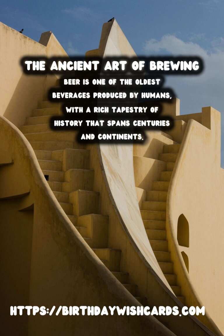 Tracing the History of Beer: From Ancient Grains to Craft Brews