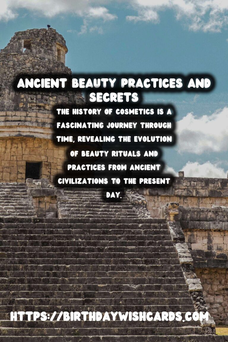 Tracing the History of Cosmetics: Ancient Beauty Secrets