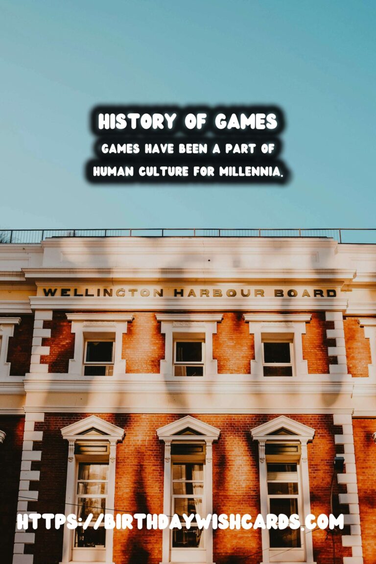 Tracing the History of Games: From Ancient Boards to Modern Video Games