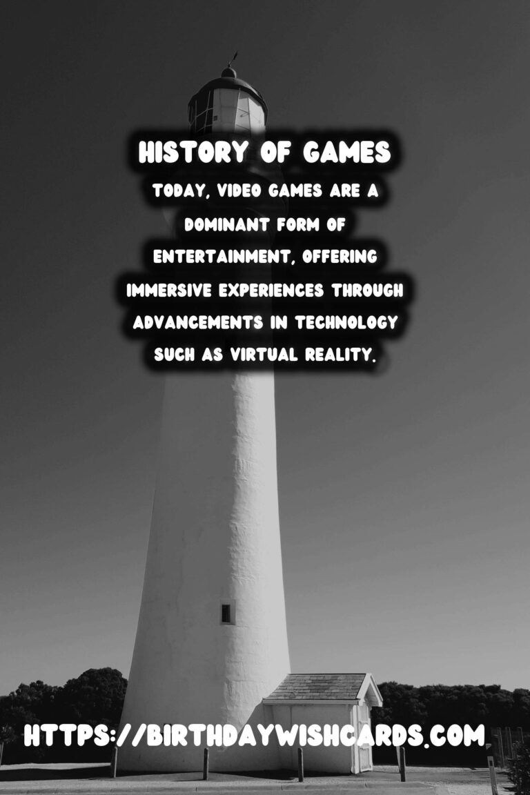 Tracing the History of Games: From Ancient Boards to Modern Video Games