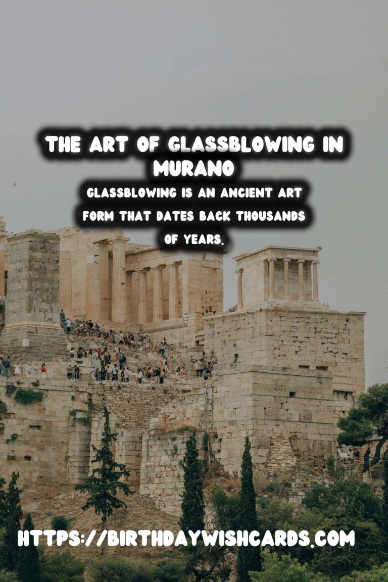Tracing the History of Glassblowing: Murano and Beyond