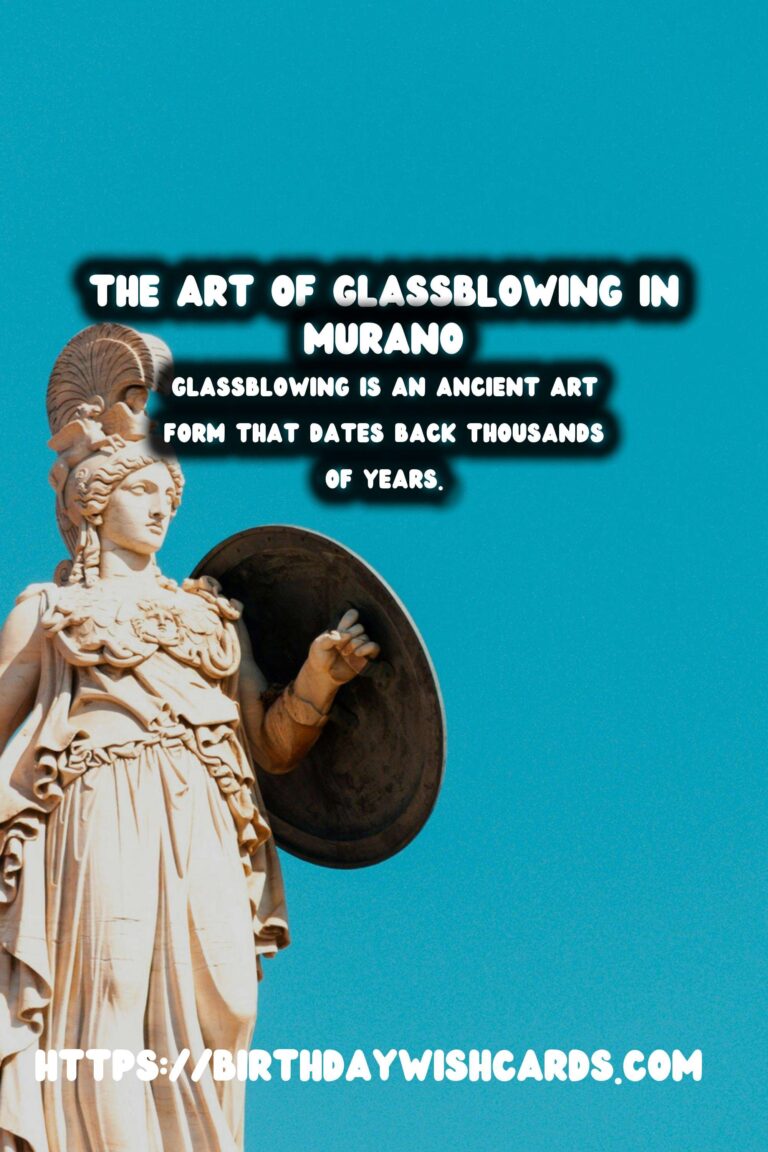 Tracing the History of Glassblowing: Murano and Beyond