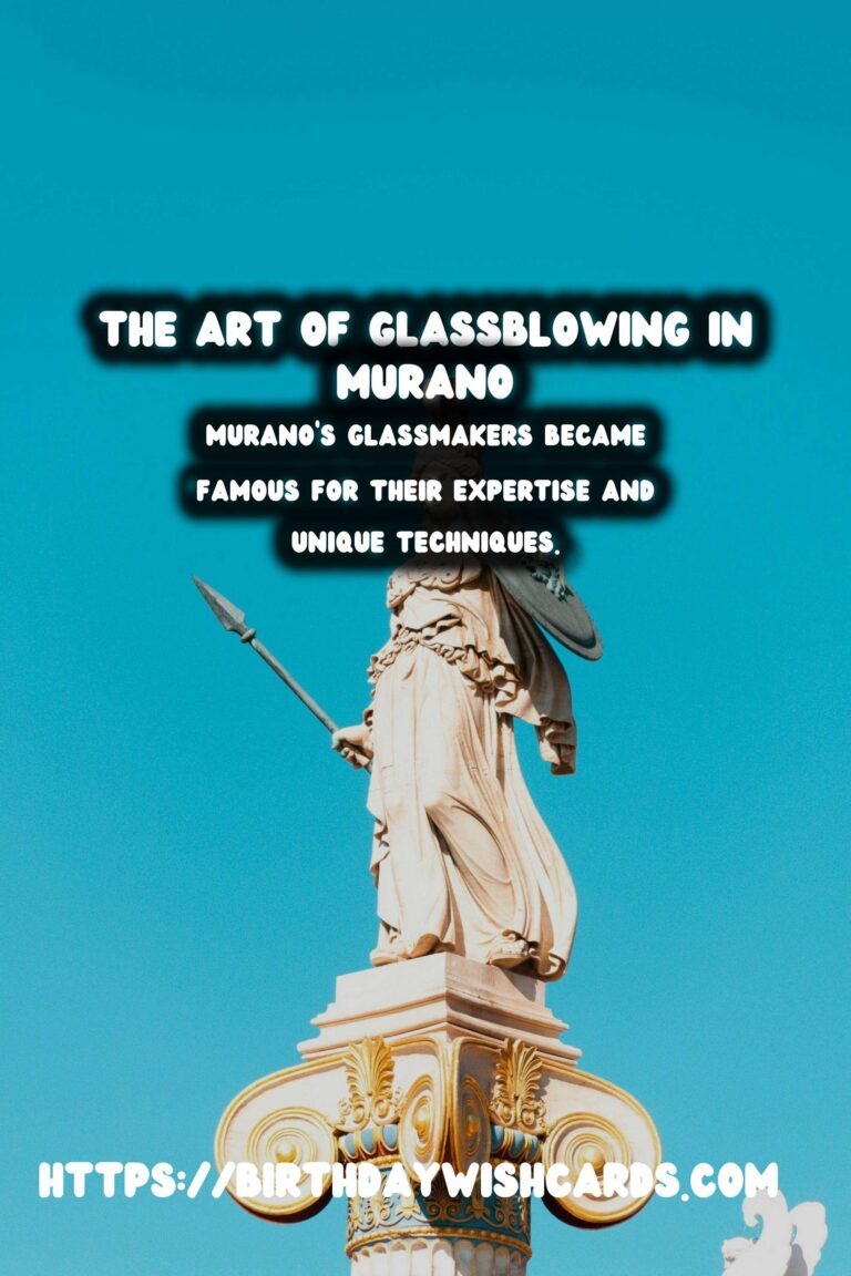 Tracing the History of Glassblowing: Murano and Beyond