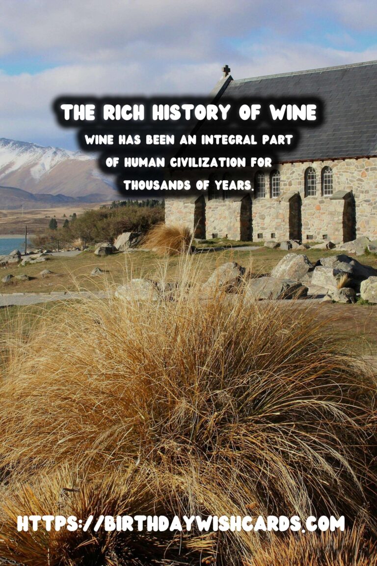 Tracing the History of Wine: A Journey from Ancient Greece to Modern Vineyards