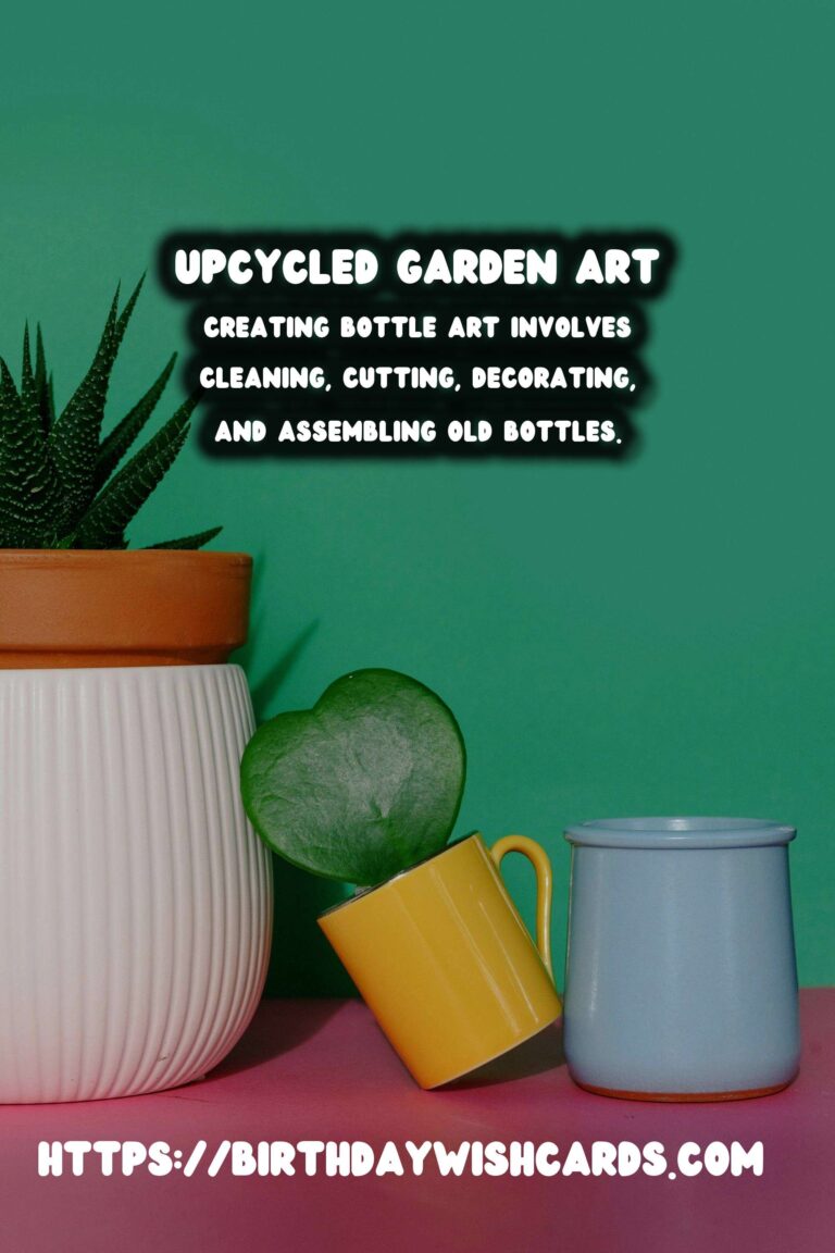Transform Old Bottles into Stunning Garden Art