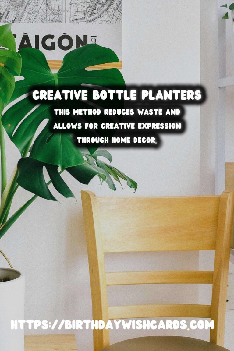 Transform Old Bottles into Stylish Planters: A Creative Upcycling Guide