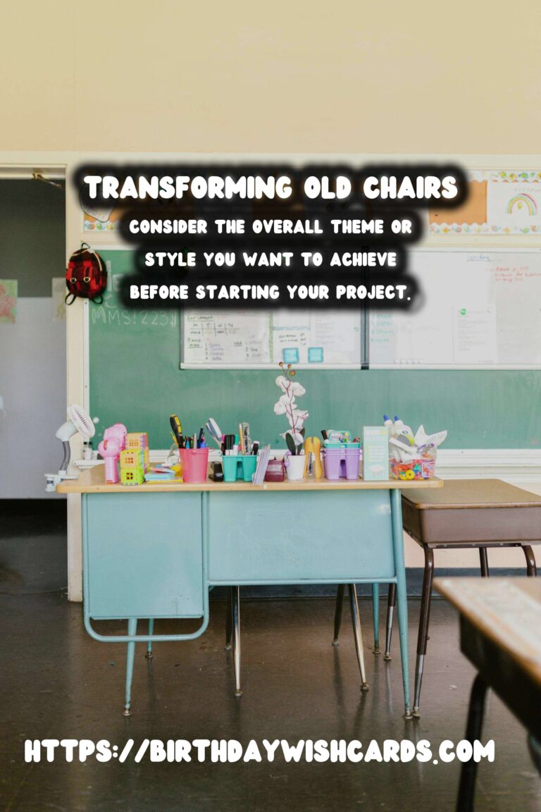Transform Old Chairs into Stunning Decorative Pieces