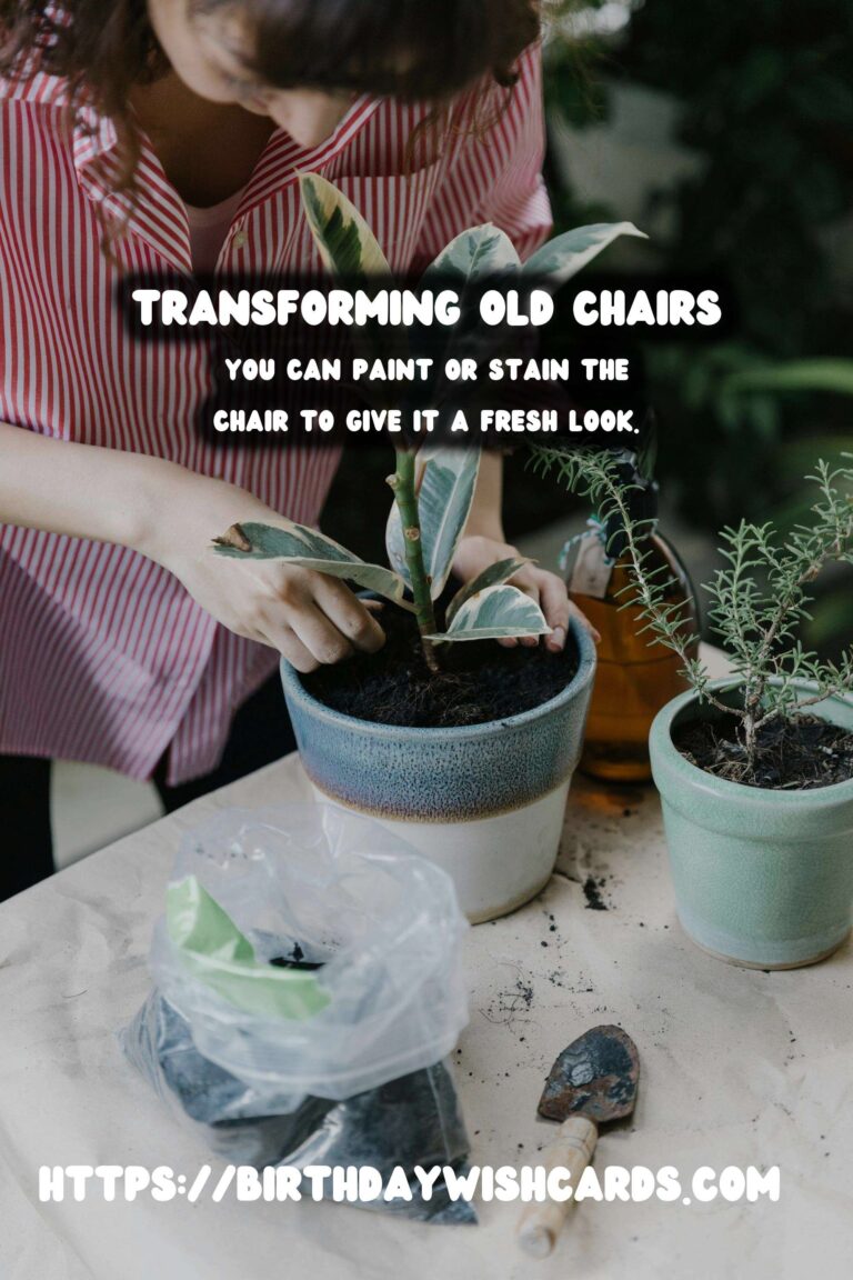 Transform Old Chairs into Stunning Decorative Pieces
